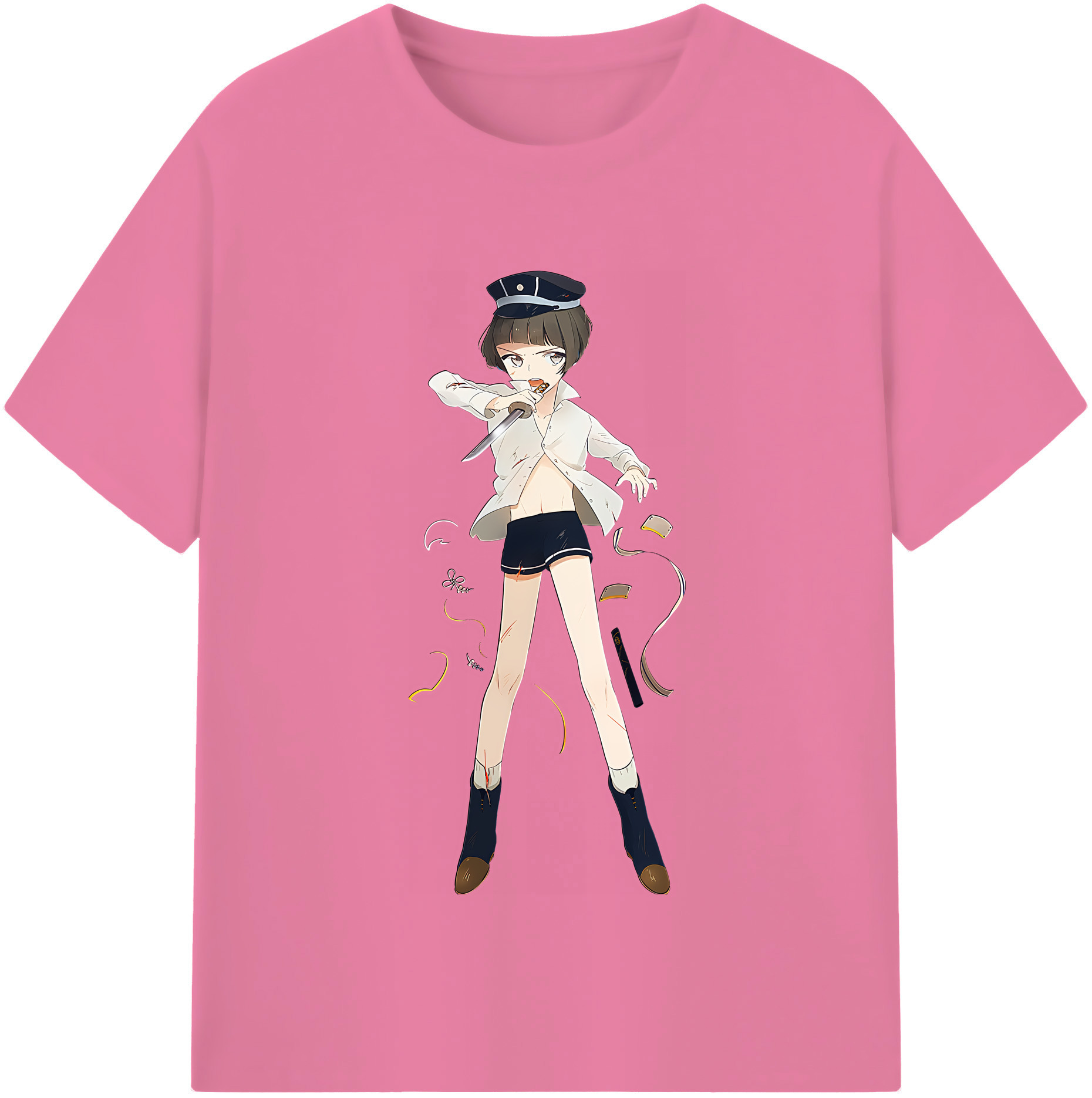 （画像用） 刀剣乱舞 Touken Ranbu 綿100％半袖Tシャツ（フロントプリント）
